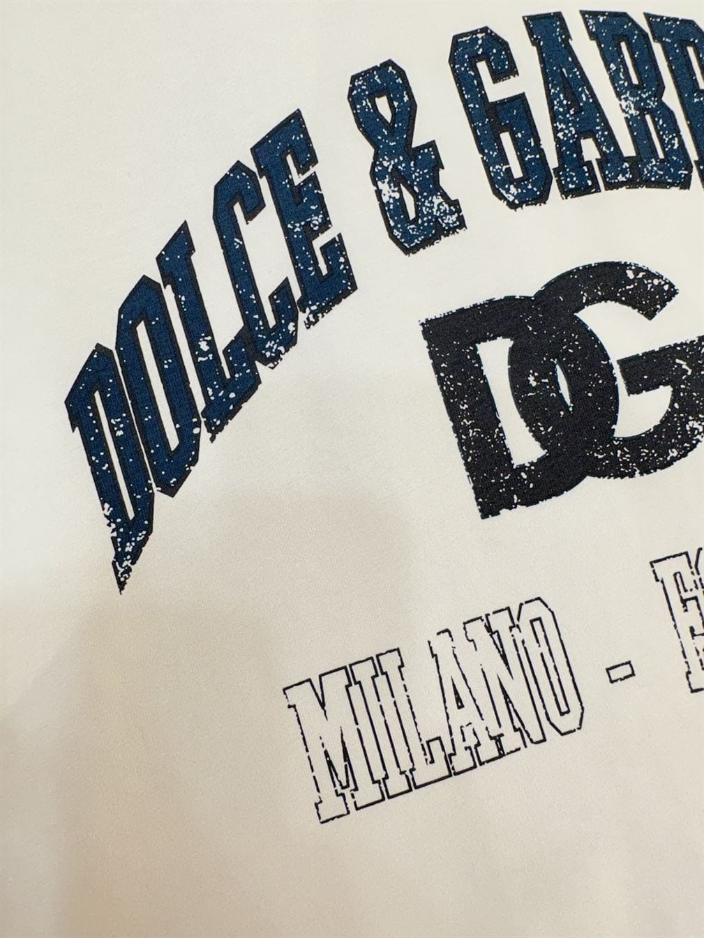 DOLCE & GABBANA COTTON T-SHIRT WITH PRINT – DT003