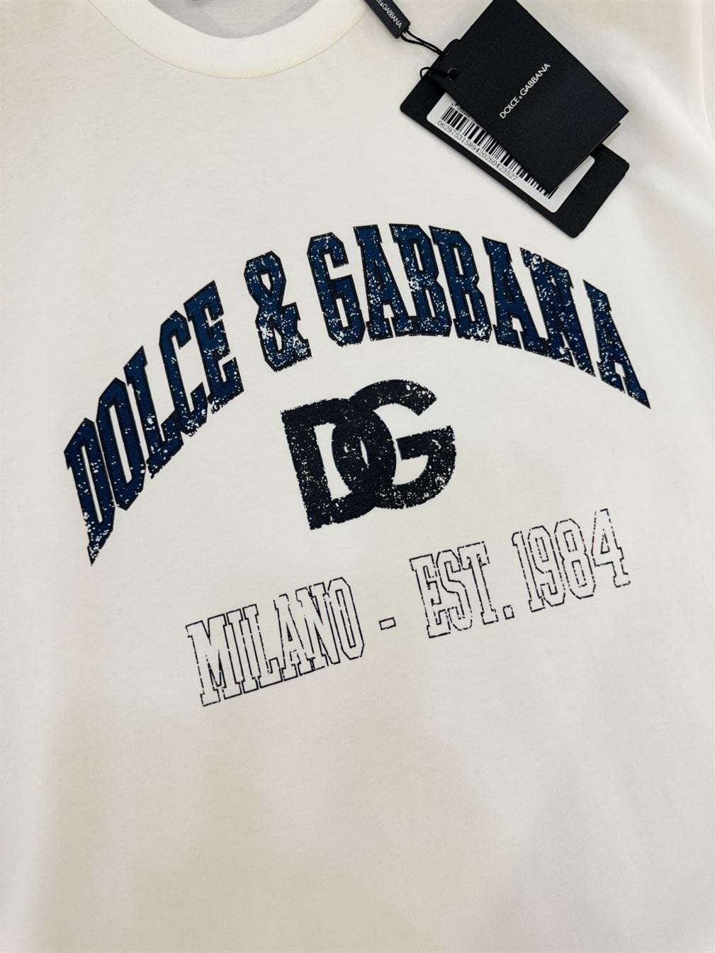 DOLCE & GABBANA COTTON T-SHIRT WITH PRINT – DT003