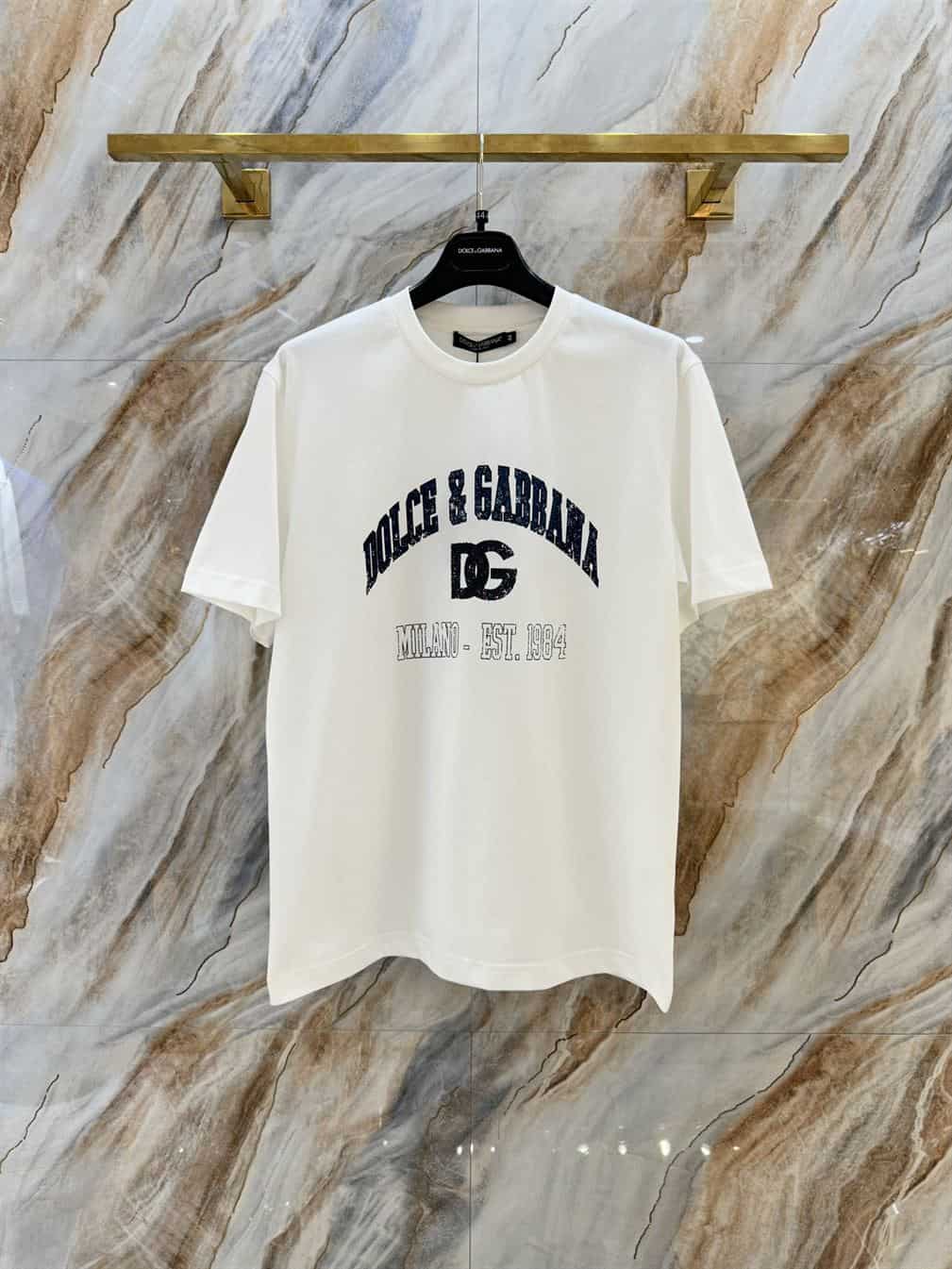 DOLCE & GABBANA COTTON T-SHIRT WITH PRINT – DT003