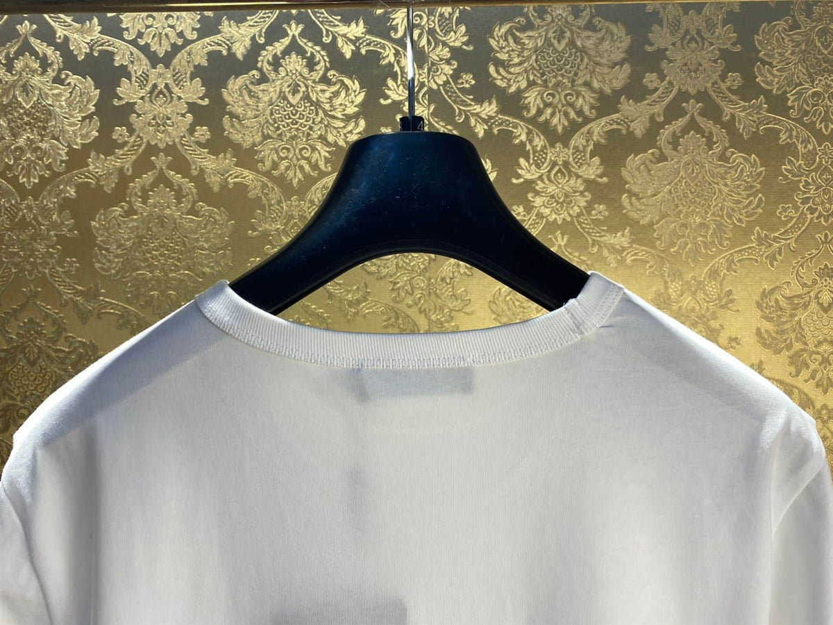 DOLCE & GABBANA ROUND-NECK T-SHIRT WITH DOLCE&GABBANA PRINT – DT004
