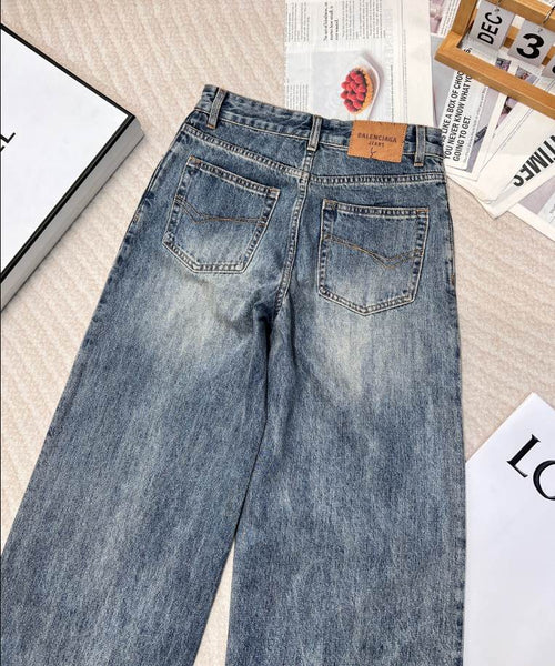 Balenciaga Denim Baggy Blue Jeans – BAJ001