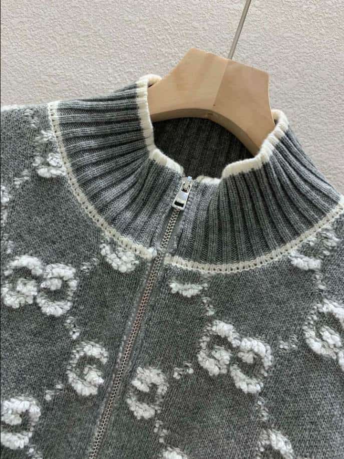 GUCCI Bouclé Stitch Jacquard Knitwear – GCK052