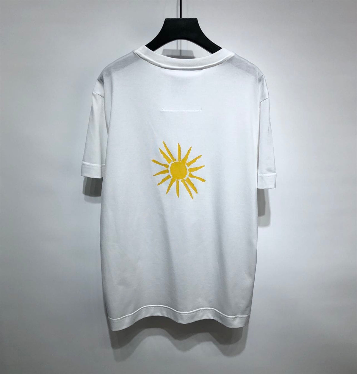 GIVENCHY SLIM FIT T-SHIRT IN JERSEY WITH 4G SUN PRINT IN WHITE – GTS006