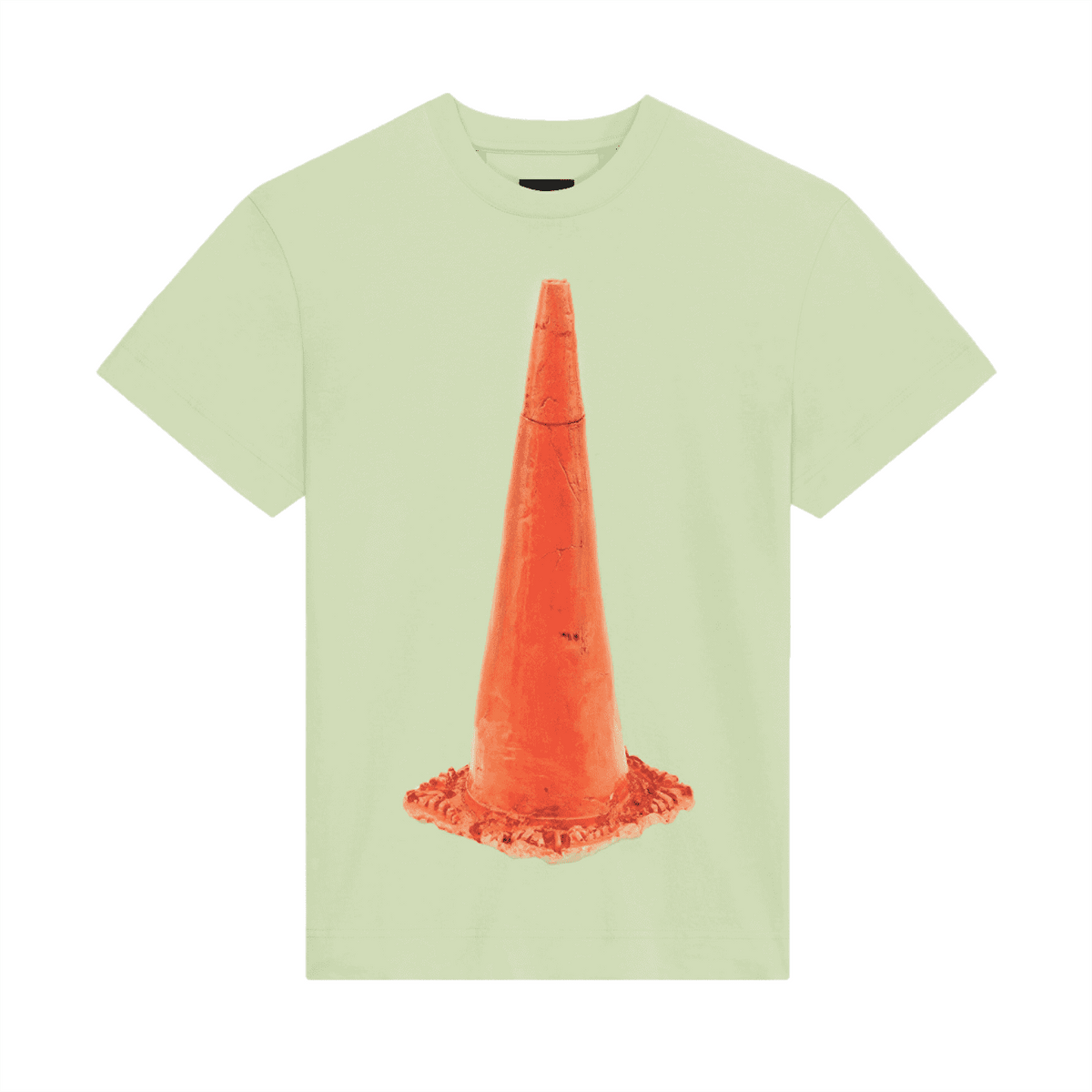GIVENCHY SLIM FIT T-SHIRT IN JERSEY WITH CERAMIC PRINT IN LIGHT GREEN – GTS004