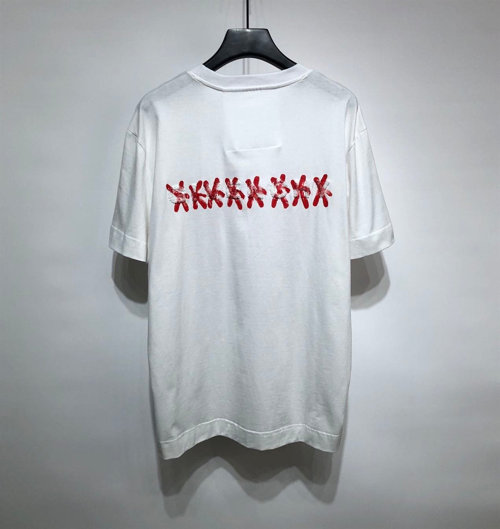 GIVENCHY SLIM FIT T-SHIRT IN JERSEY WITH TAG EFFECT PRINT – GTS001