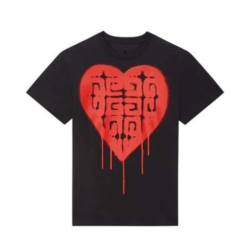 GIVENCHY SLIM FIT T-SHIRT IN JERSEY WITH TAG EFFECT PRINT – GTS002