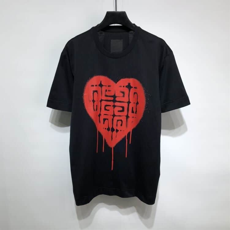 GIVENCHY SLIM FIT T-SHIRT IN JERSEY WITH TAG EFFECT PRINT – GTS002
