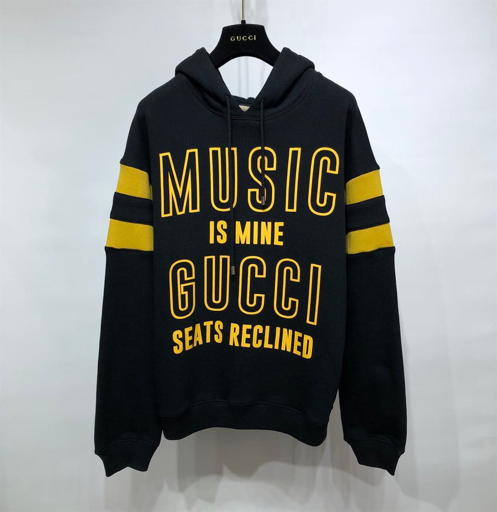 GUCCI 100 COTTON SWEATSHIRT IN BLACK – GCK013