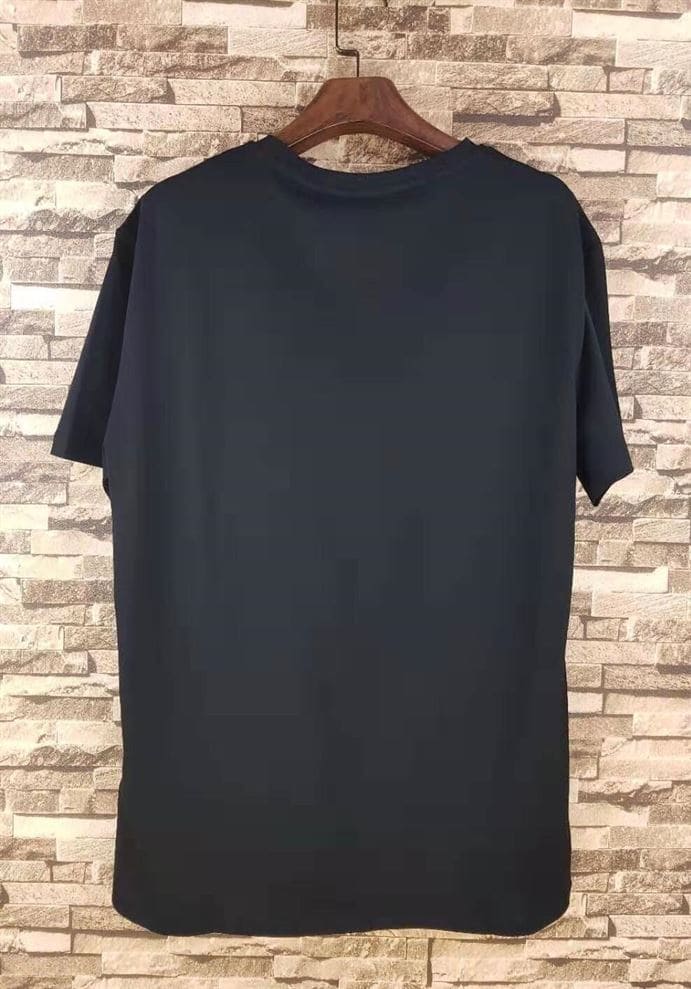 GUCCI BLACK COTTON T-SHIRT WITH GUCCI BLADE PRINT – GGS010