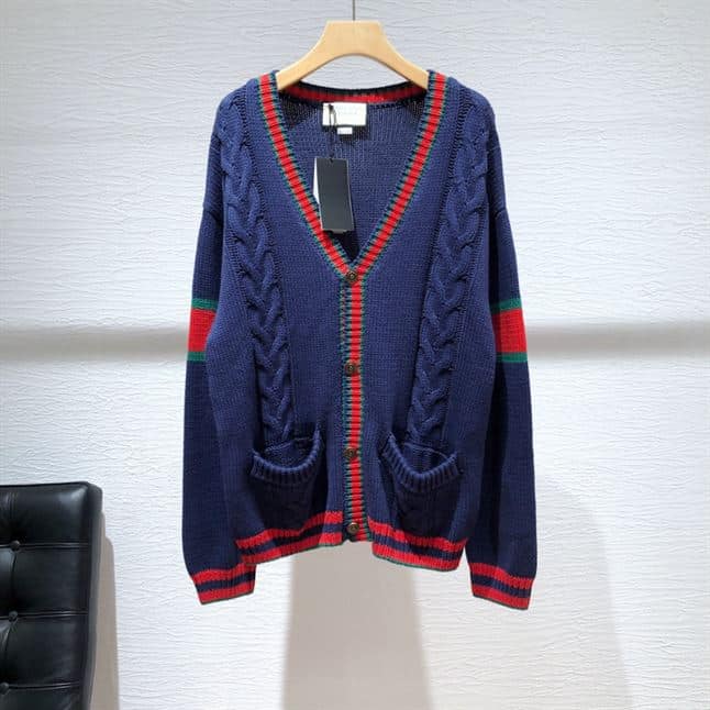 GUCCI CABLE KNIT CARDIGAN – GCK028