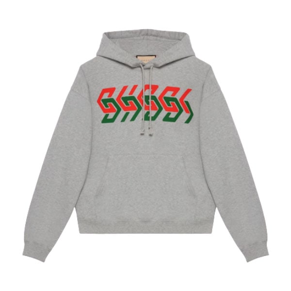 GUCCI CHAIN PRINT HOODED SWEATSHIRT – GCK023