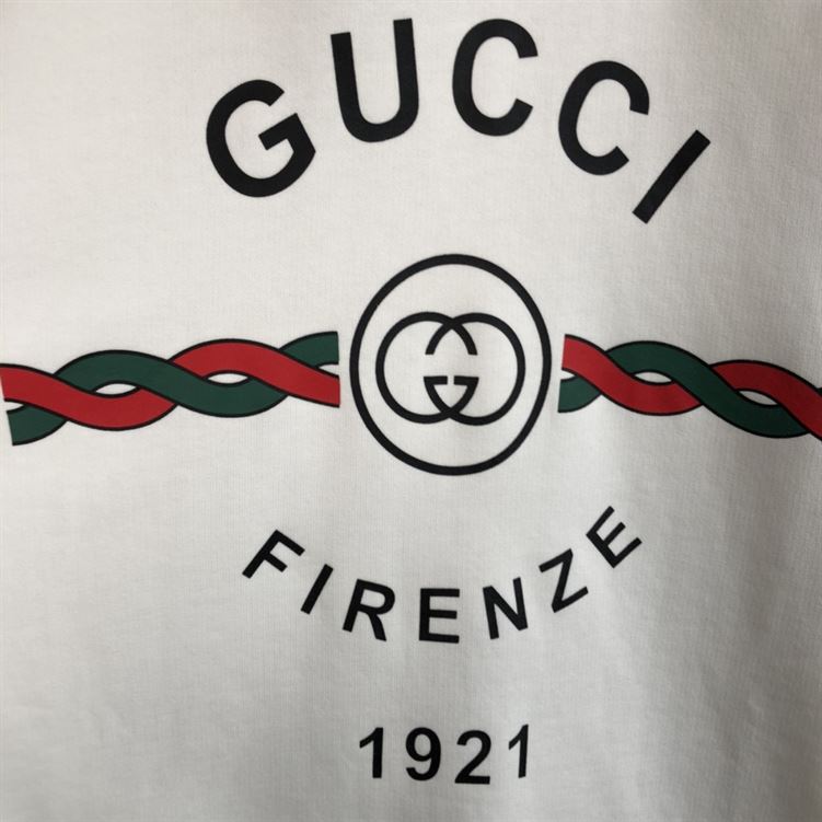 GUCCI COTTON ‘GUCCI FIRENZE 1921’ HOODED SWEATSHIRT – GCK009
