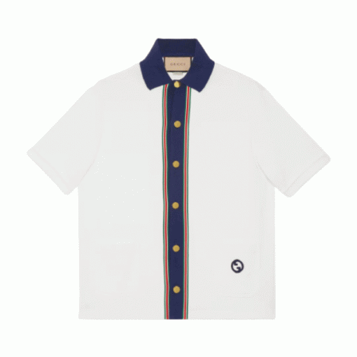 GUCCI COTTON JERSEY POLO SHIRT – GGS047