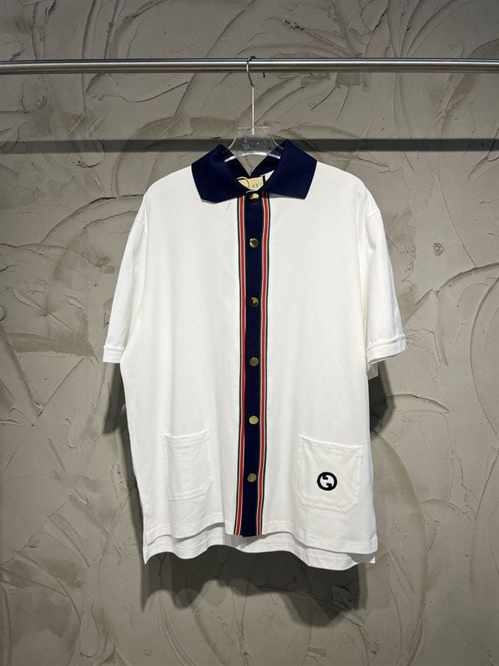 GUCCI COTTON JERSEY POLO SHIRT – GGS047