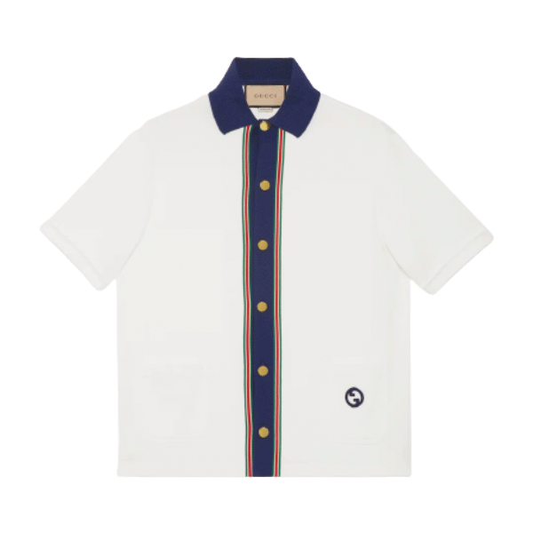 GUCCI COTTON JERSEY POLO SHIRT – GGS047