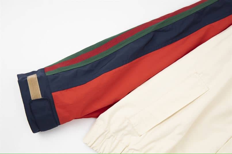 GUCCI COTTON NYLON JACKET WITH PATCH – GCJ025