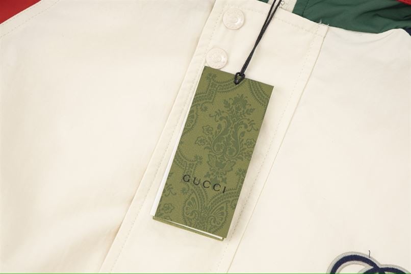 GUCCI COTTON NYLON JACKET WITH PATCH – GCJ025