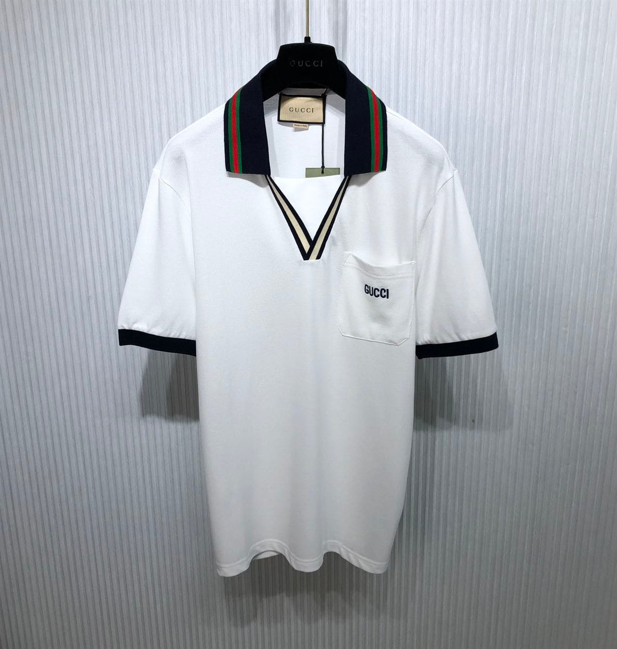 GUCCI COTTON PIQUET POLO SHIRT – GGS042