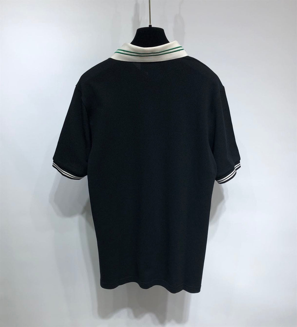 GUCCI COTTON PIQUET POLO WITH INTERLOCKING G – GGS035