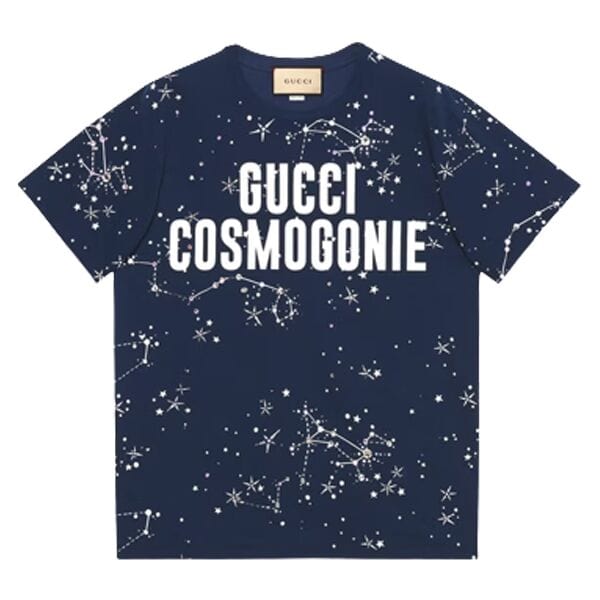 GUCCI ‘CRUISE 2023 GUCCI COSMOGONIE’ COTTON JERSEY T-SHIRT – GGS038