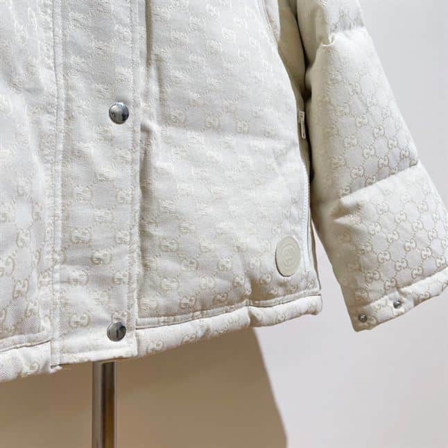 GUCCI GG COTTON CANVAS PUFFER JACKET – GCJ034