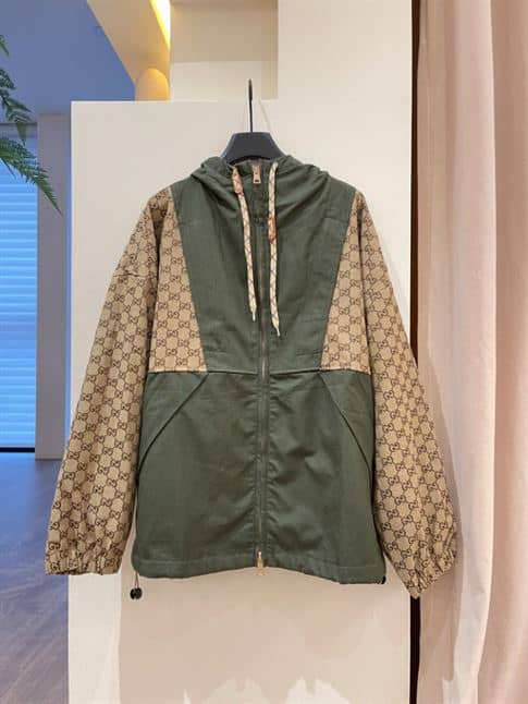 GUCCI GG COTTON CANVAS ZIP JACKET – GCJ028