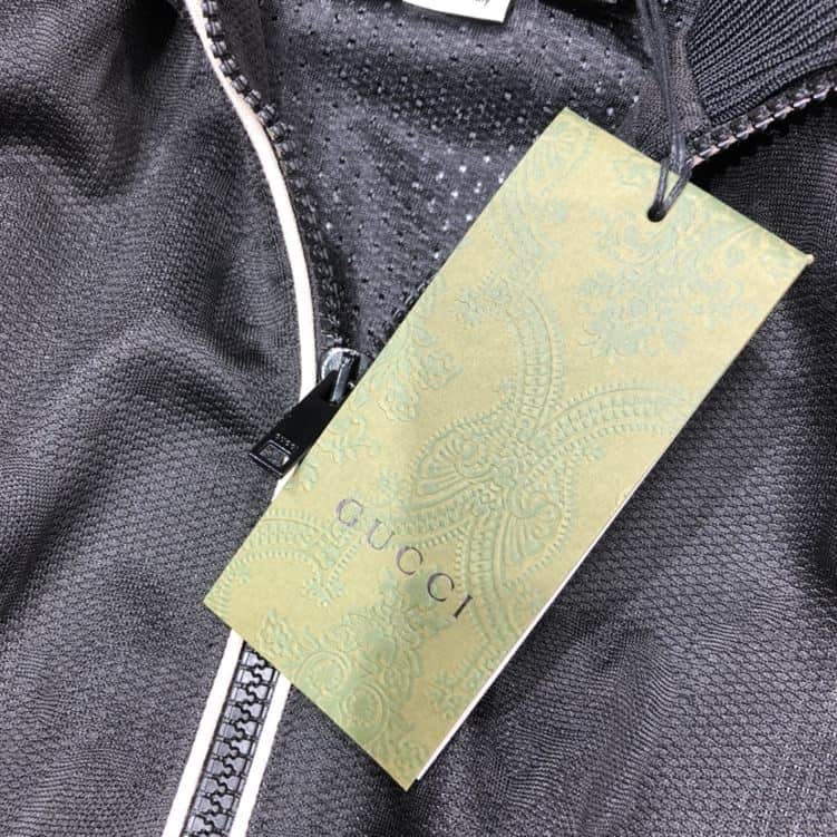 GUCCI GG JACQUARD JERSEY ZIP JACKET BLACK GG JACQUARD JERSEY – GCJ001
