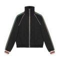 GUCCI GG JACQUARD JERSEY ZIP JACKET BLACK GG JACQUARD JERSEY – GCJ001