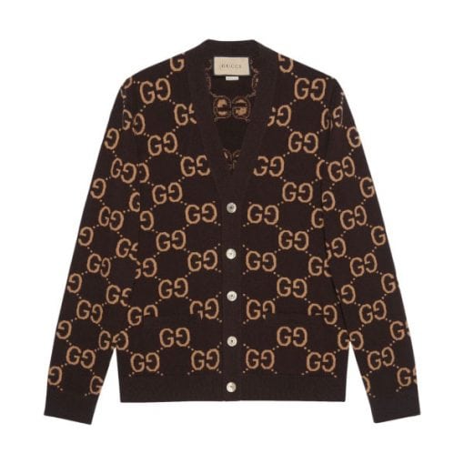 GUCCI GG SUPREME INTARSIA CARDIGAN – GCK032