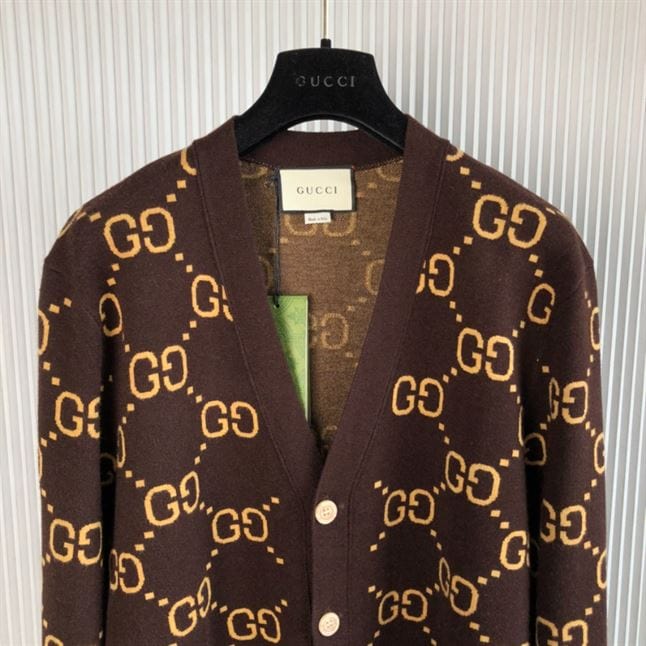GUCCI GG SUPREME INTARSIA CARDIGAN – GCK032