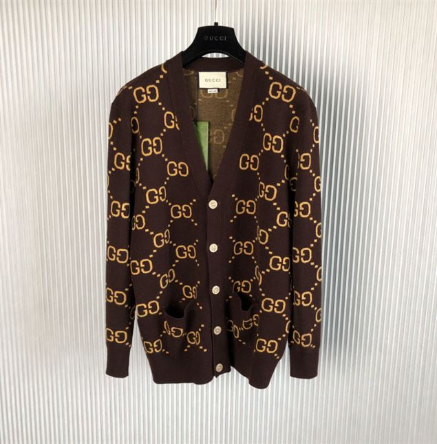 GUCCI GG SUPREME INTARSIA CARDIGAN – GCK032