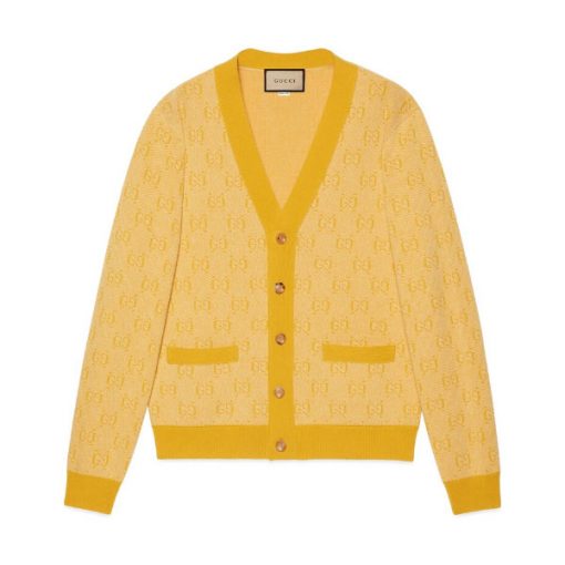 GUCCI GG WOOL JACQUARD CARDIGAN – GCK027