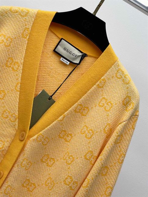GUCCI GG WOOL JACQUARD CARDIGAN – GCK027