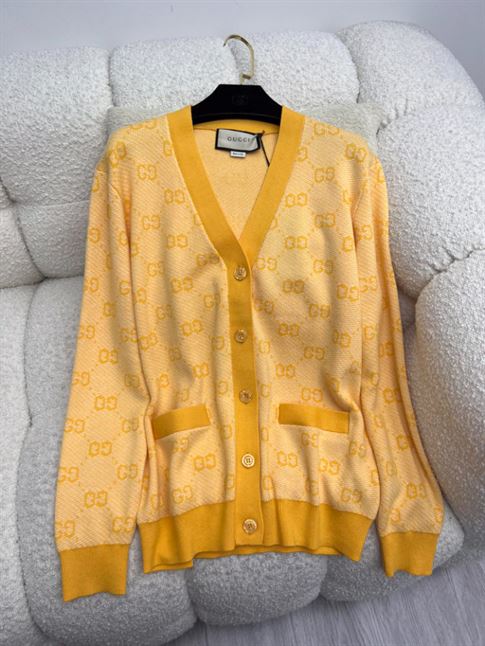 GUCCI GG WOOL JACQUARD CARDIGAN – GCK027
