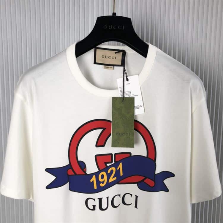GUCCI INTERLOCKING G 1921 GUCCI COTTON T-SHIRT – GGS048