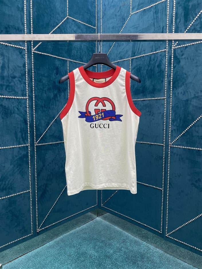 GUCCI INTERLOCKING G 1921 PRINT COTTON TOP – GGS041