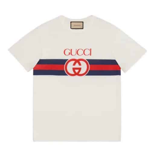 GUCCI INTERLOCKING G COTTON T-SHIRT – GGS028