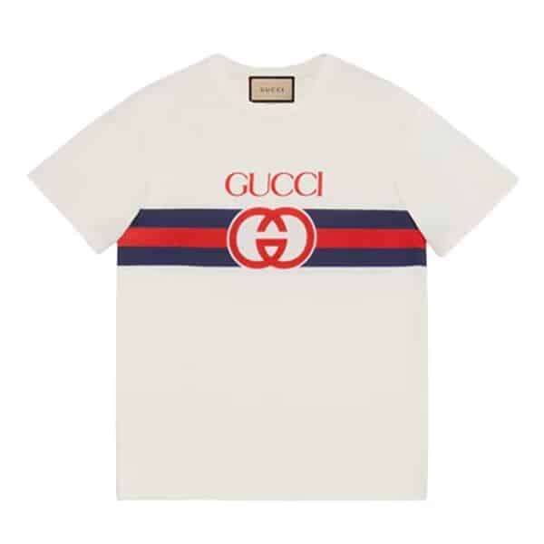 GUCCI INTERLOCKING G COTTON T-SHIRT – GGS028
