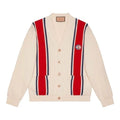 GUCCI KNIT COTTON CARDIGAN WITH PATCH – GCK043