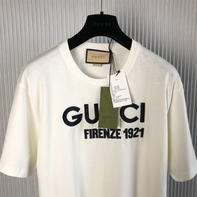 GUCCI LOGO EMBROIDERY T-SHIRT – GGS058