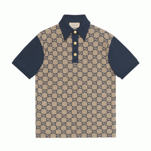 GUCCI MAXI GG SILK COTTON POLO – GGS044