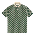 GUCCI NOJUM GG STRECH COTTON POLO IN GREEN – GGS012
