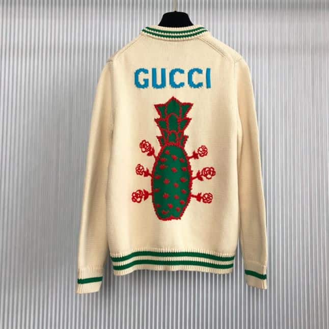 GUCCI PINEAPPLE COTTON CARDIGAN – GCK039