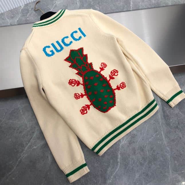GUCCI PINEAPPLE COTTON CARDIGAN – GCK039