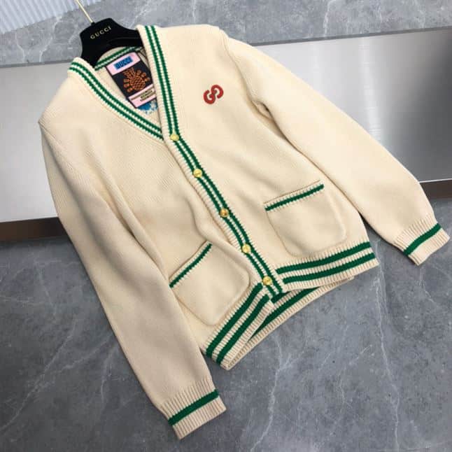 GUCCI PINEAPPLE COTTON CARDIGAN – GCK039
