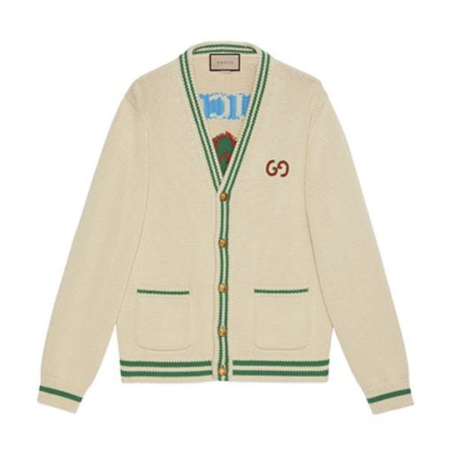 GUCCI PINEAPPLE COTTON CARDIGAN – GCK039