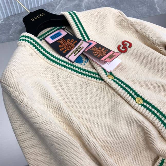 GUCCI PINEAPPLE COTTON CARDIGAN – GCK039