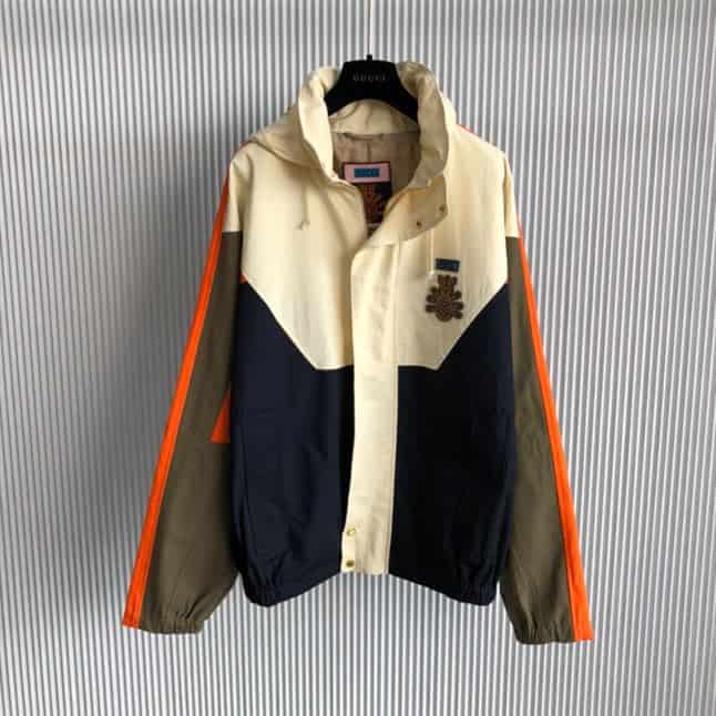 GUCCI PINEAPPLE COTTON NYLON JACKET – GCJ045