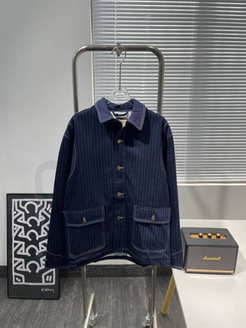 GUCCI PINSTRIPE DENIM JACKET – GCJ042