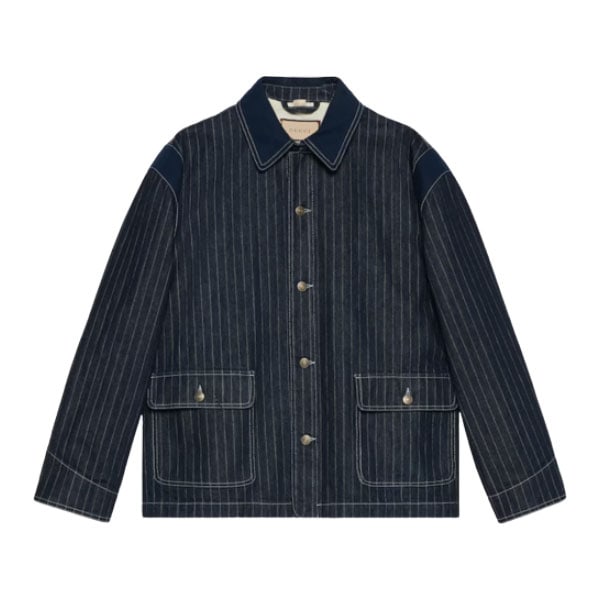 GUCCI PINSTRIPE DENIM JACKET – GCJ042